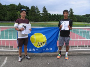 男子３位　藤田、雨宮